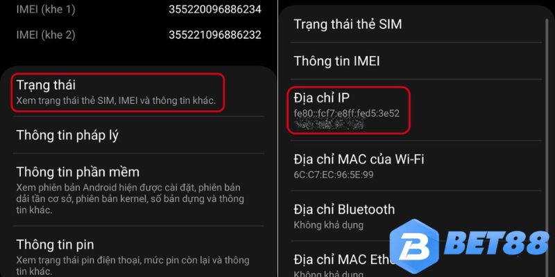 Điều chỉnh IP thông qua điện thoại IOS