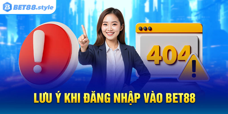 Lưu ý đảm bảo an toàn trong quá trình đăng nhập BET88